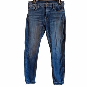 Hudson Mid Rise Release Hem Blue Stretch Denim Skinny Jeans Women’s Size 29